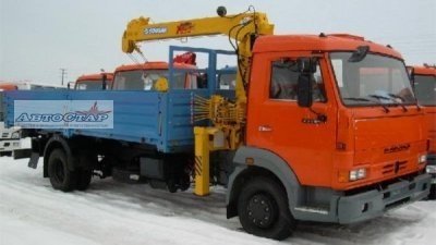 Бортовой автомобиль КамАЗ 4308 с КМУ SCS 333  - 2 510 000 руб.