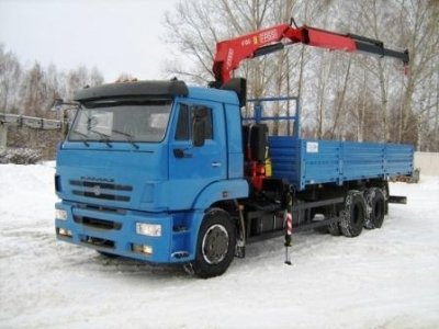 Бортовой автомобиль КАМАЗ-65117 с краном-манипулятор - 3 390 000 руб.