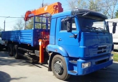 Бортовой автомобиль КАМАЗ-65117 с краном-манипулятор - 3 510 000 руб.