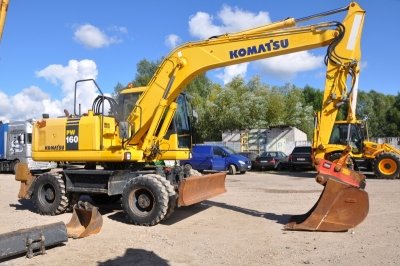 Колесный экскаватор KOMATSU PW 160 - 7 - 2 850 000 руб.