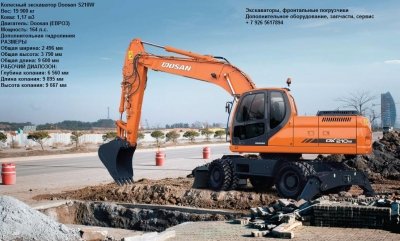 Колесный экскаватор Doosan S210W - 5 400 000 руб.