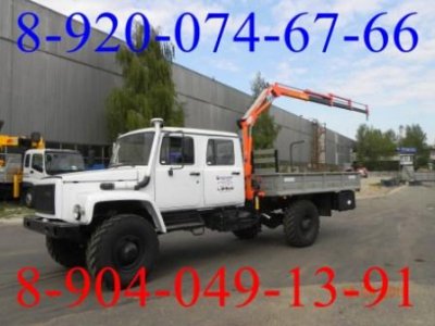 Кран-манипулятор ГАЗ 33081 борт - 521 000 руб.