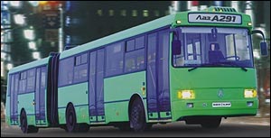 Сочлененный автобус ЛАЗ-А291
