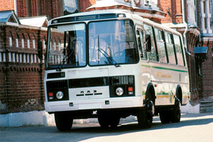 Автобус малого класса пригородного сообщения ПАЗ-3205
